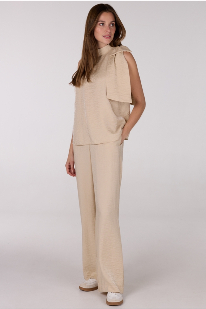 SUE SS25 TOP SQ 387 SLEEVELESS 000130 SAND